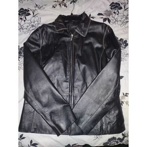 Vintage Colebrook Black Leather Jacket
